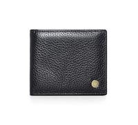 Executive Bifold Wallet | Business Passcase for Men | Premium Leather | Dual ID Windows | RFID Blocking, Black, 12cm x 9.5cm, Classic