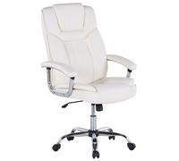 Executive Chair ADVANCE Faux Leather Light Beige