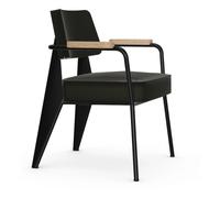 Executive Chair, Black Base - Jean Prouvé Dark grey one size