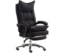 Executive Chair Executive Chairs For Big And Tall Comfortable Fabric Skin-friendly Office Chair, Reclining Game Chair With Linkage Armrests, Load Bearing 330lbs