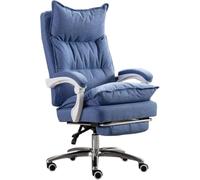 Executive Chair for Big and Tall, Comfortable Fabric Office Chair, Skin-Friendly Reclining Gaming Chair