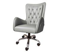 Executive Chair - PU Leather Desk Chair with 5 Wheels, Height Adjustable Swivel for Office Management