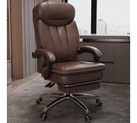 Executive Chair - Reclining Ergonomic Office Chair with Linked Armrests for Comfortable Business Use