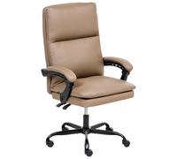 Executive Chair SERENE Faux Leather Brown