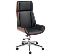 Executive Chair TAMARACK Faux Leather Black