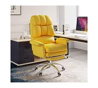 Executive Commercial Computer Task Vanity Chair, Reclinable High Back Office Chair Modern Pu Leather Swivel with Footrest Office Chair