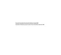 Executive Committee (Functions) Act (Northern Ireland) 2020. Presented to Parliament pursuant to section 15(4) of the Northern Ireland Act 1998 19/11/2020