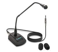 Executive Communication Systems WordSentry Professional Gooseneck 3.5 mm Conference Uni-Directional Cardioid Microphone with Anti-slip base and Adjustable Heavy Duty Metal Design