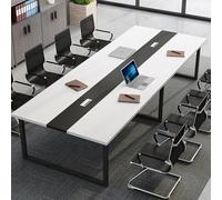 Executive Comter Desk & Vanity Table - Sturdy Metal Frame Versatile 180x100x74cm Ideal for Office Conference Room Seminar & Bedside Use.