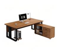 Executive Desk, Large Computer Office Desk Workstation, Modern Simple Style Laptop Desk Study Writing Table Business Furniture For Home Office(C,160X60X74CM/63X24X29IN)