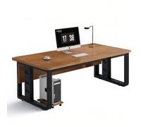 Executive Desk, Large Computer Office Desk Workstation, Modern Simple Style Laptop Desk Study Writing Table Business Furniture For Home Office(A,180X80X74CM/71X31X29IN)