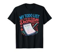 Executive Dysfunction Adult Pigeon Todo Graphic List Bird T-Shirt