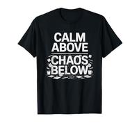 Executive Dysfunction Duck Graphic Humor Calm Chaos T-Shirt