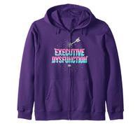 Executive Dysfunction Era ADHD AuDHD Adult Zip Hoodie