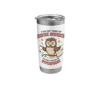 Executive Dysfunction Hyperfocus ADHD Owl Stainless Steel Insulated Tumbler