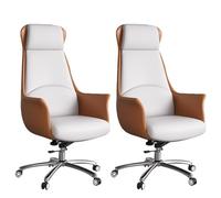 Executive Ergonomic Office Chair - Big and Tall Office Chair for Heavy People(Load-Bearing 551Lbs), Ergonomic Design Intelligent Regulation Swivel Rolling Chair Steel Feet for Bedroom, Office