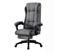Executive Office Chair - Ergonomic Swivel Recliner with Footrest, Adjustable Height, Microfiber Leather for Ultimate Comfort, Home & Office Use