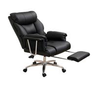 Executive Office Chair Heavy Duty Wide Spring Cushion Recliner Footrest 150Kg