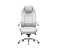 Executive Office Chair, High-Back Ergonomic Leather Desk Chair with Lumbar Support - Big & Tall Design for Comfort and Support