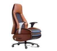 Executive Office Chair, Premium Leather, Adjustable Height, Recline, Swivel Design at Home