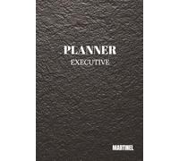 Executive Planner Martinel - Medium 6×9 - 200 Pages Paperback Black | Professional Minimalist Organizer