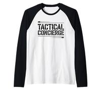 Executive Protection Tactical Concierge Veteran Security Raglan Baseball Tee