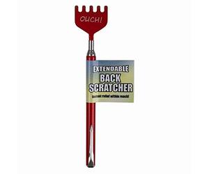 Executive Telescopic Extendable Soft Grip Metal Back Scratcher