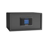 ExecutiveSafe AXS-5 Large Digital Laptop Safe Box for Home, Hotel & Office | Fits 17” Laptop, Electronic Backlit Keypad, Audit Trail, USB Port, Emergency Keys, Motorised Bolts, 29.3 L Security Safe