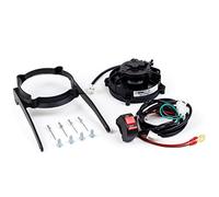 EXED® Parts: Original SPAL Radiator Cooling Fan and Mounting Kit for KTM and Husqvarna, with ON/Off Switch, Dirt Bike Models from 2004 to 2016, 2 and 4 Stroke - Perfect fit, Easy to Install -