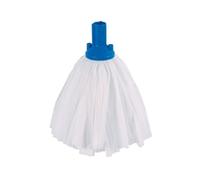 EXEL PSBU1210P Standard Big Mop, White and Blue (Pack of 10)