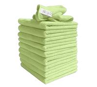 Exel Blue Lint Free Microfibre Super Magic Cleaning Cloths For Polishing, Washing, Waxing And Dusting (X5, Yellow)