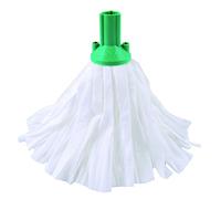 Exel G24 Big White Socket Mops Green - Pack of 10