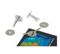 Exel Ixl Premier-Grip Paper Binders Tinned Steel With Washers 51mm - Ref 804700196-62 (Pack 200), Silver