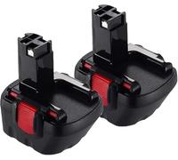 Exemoro Pack of 2 BAT043 12V 3.6Ah Replacement Battery PSR 12 for Bosch BAT045 BAT046 BAT049 BAT120 BAT139 PSR 12VE-2 GSB 12 VE-2 GSR 12 VE-2