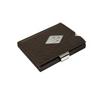 EXENTRI Premium Leather Wallet with RFID Block, Mosaic Brown