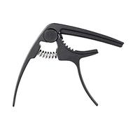 EXENXA Capo for Acoustic Guitar Metal Guitar Capo Quick Change Single-handed Lightweight Strong Accessory (Color : Silver, Size : One size) (Black One Size)