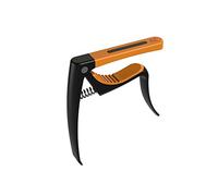 EXENXA Guitar Capo Folk Classical Electric Guitar Accessories Personality Capo Tuner Guitar Metal Clip (Color : Silver) (Orange)