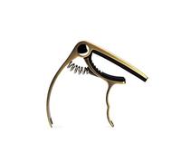 EXENXA Guitar Ukulele Capo, Pitch Clip, Folk Guitar Capo, Ukulele Guitar Capo Musical Instrument Accessories (Color : Silver) (Gold)