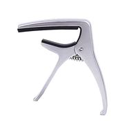EXENXA Home Musical Instrument Guitar Capo Guitar Capo Metal Alloy Versatile Guitar Capo With Bridge Pin Puller Guitar Parts & Accessories Silver5.26cm