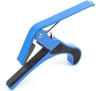 EXENXA Musical Instrument Accessories Aluminium Alloy Universal Premium Guitar Capo, Trigger Clamps,for Acoustic Electric Classical Guitars Banjo Ukulele,Blue