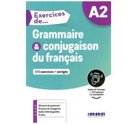 Exercices De Grammaire Et Conjugaison A2 + Online Francuski Polska Książka Polis