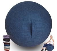 Exercise Ball Cover - Anti-Burst Durable Material for Pilates and Yoga, Compatible with Most Standard Sizes, Includes Storage Bag Accessories