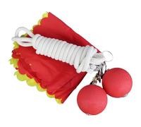 Exercise Ball Hammer - Meteor Hammer Elastic Solid Rubber | Double Ball Bodybuilding | Soft Rope Equipment Dart Kung Fu Beginners Adults Artists Wushu