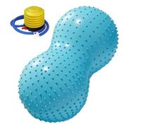 Exercise Ball - Peanut Shape, Sensory Massage Trainer Ball, Elastic Stability Fitness Trainer Ball, Air Pump Included, Balance Movement Equipment | Ergonomic Activity Trainer for Body