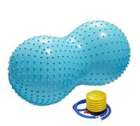 Exercise Balls,Groundnut Shape Equipment Pilates - Soothing Work Out Ball with Air Pump | for Home Workout Physical Kids Office Women Fitness