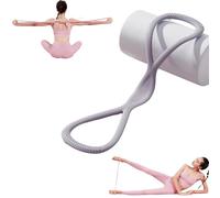 Exercise Band Resistance Band Portable Exercise Stretch Band with Handles Open Shoulder Elastic for Working Out, Arm, Chest Expander Strap (gray 35IB)