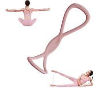 Exercise Band Resistance Band Portable Exercise Stretch Band with Handles Open Shoulder Elastic for Working Out, Arm, Chest Expander Strap (pink 15IB)