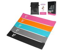 Exercise Bands | 5-Pieces Latex Compact Strength Training Equipment | Workout Bands for Yoga,for Teens Athletes Husband Son Daughter Family Men Women Girls Youth