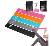 Exercise Bands | 5-Pieces Strength Training Equipment | Professional Exercise Bands | for Husband Son Daughter Family Youth Teens Athletes