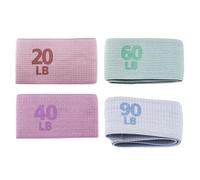 Exercise Bands For Women - Exercise Bands Resistance, Elastic Resistance Bannds For Fitness Training 4-Pieces,Physical Strength Exerciise Stretching Straps For Waist Thighs Legs Glutes Yoga Gym